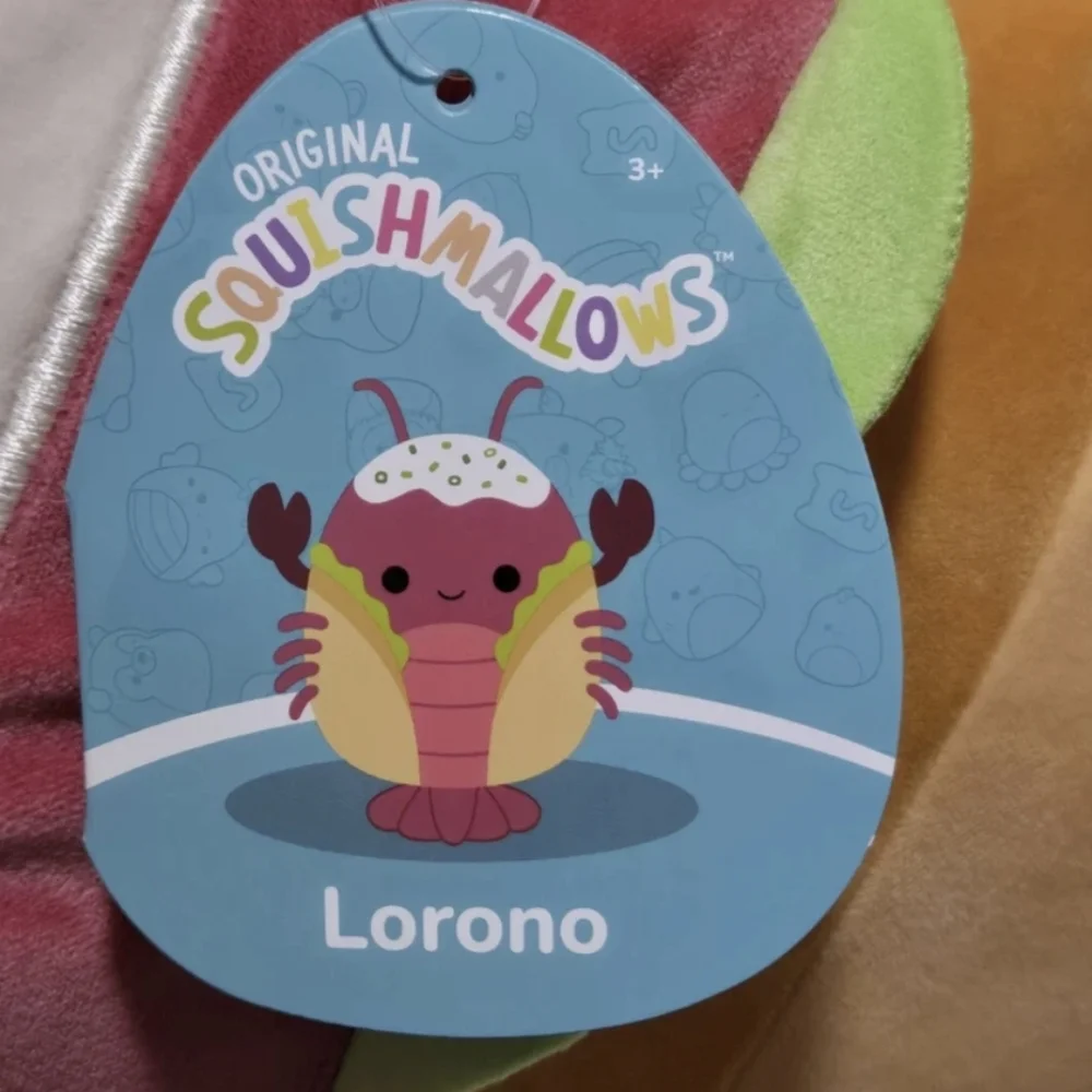 Squishmallows Lorono Lobster‎ Roll Christmas 2024 Plush 16